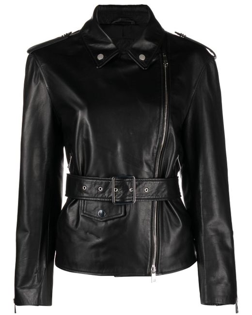 Desa 1972 belted leather jacket