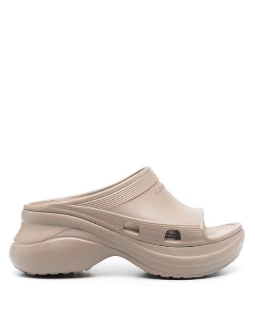 Balenciaga Pool Crocs slide sandals