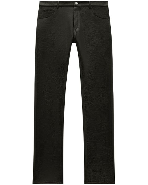 Courrèges Reedition vinyl straight trousers