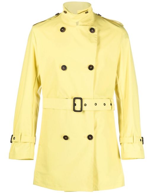 Mackintosh belted double-breasted trench coat
