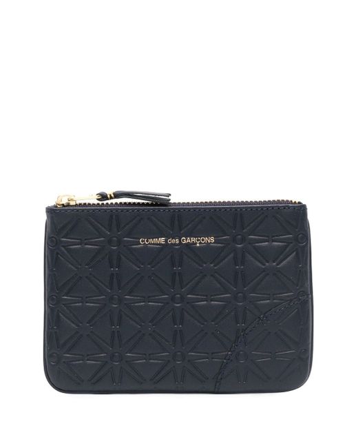 Comme Des Garçons classic embossed-logo zipped wallet