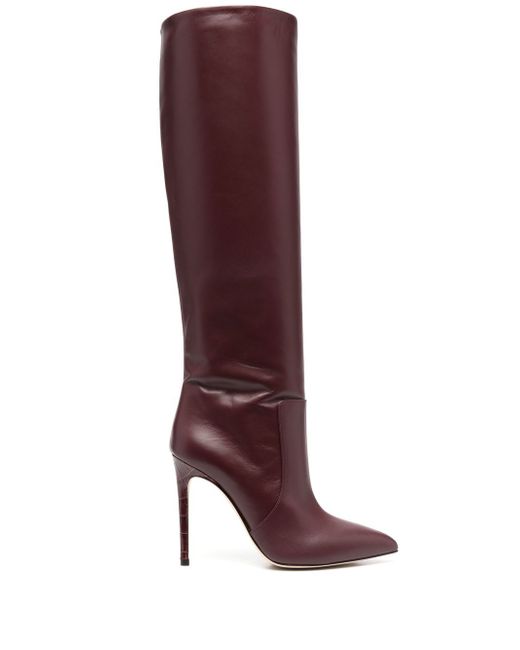 Paris Texas 105mm heeled leather boots