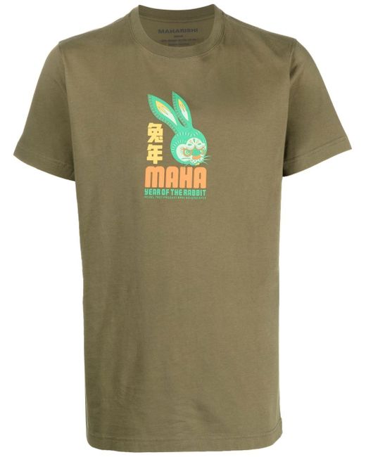 Maharishi graphic-print cotton T-Shirt