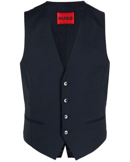 Hugo Boss single-breasted buttoned waistcoat
