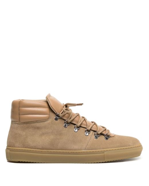 Zespa quilted-edge high-top sneakers