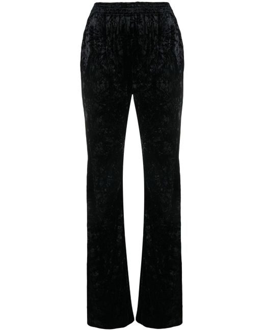 Saint Laurent wide-leg velvet trousers