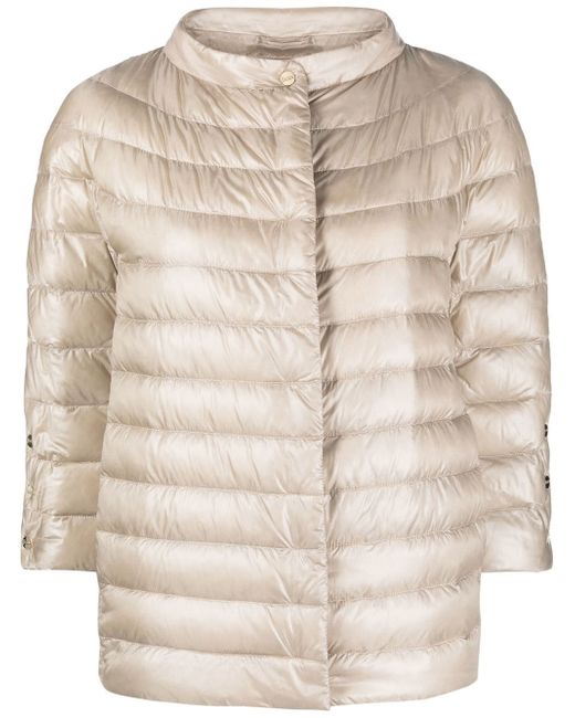Herno mock-neck quilted puffer jacket