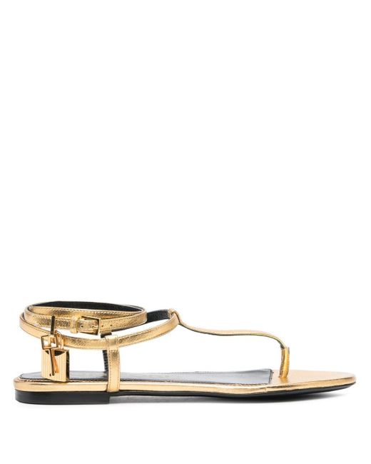 Tom Ford thong-strap leather sandals