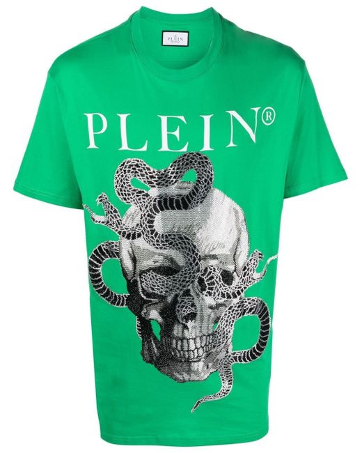 Philipp Plein snake-print short-sleeve T-shirt