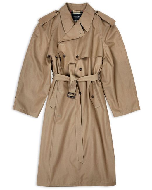 Balenciaga Oversized belted trench coat