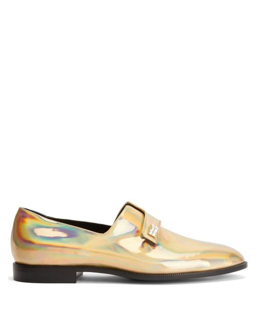 Giuseppe Zanotti Design Marty iridescent-leather loafers