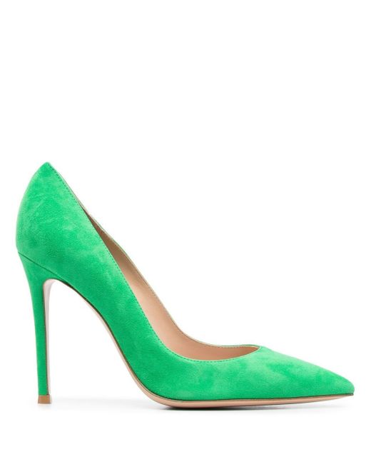 Gianvito Rossi 105mm pointed-toe suede pumps
