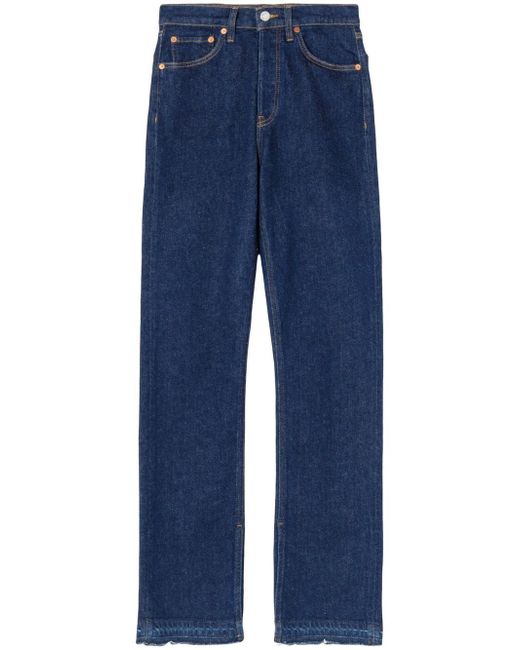 Re/Done slim cut mid-rise jeans