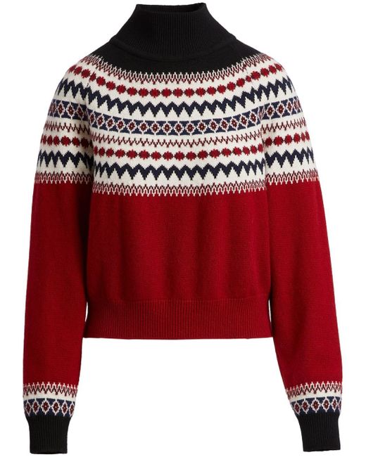 Khaite fair-isle cashmere sweater