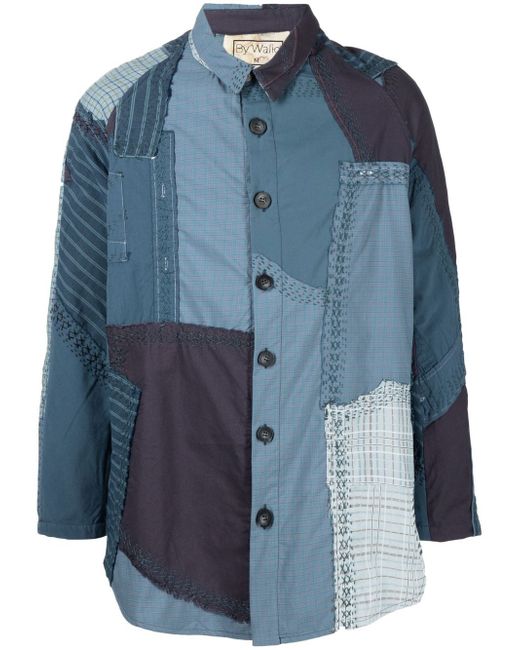 By Walid Miles panelled shirt jacket