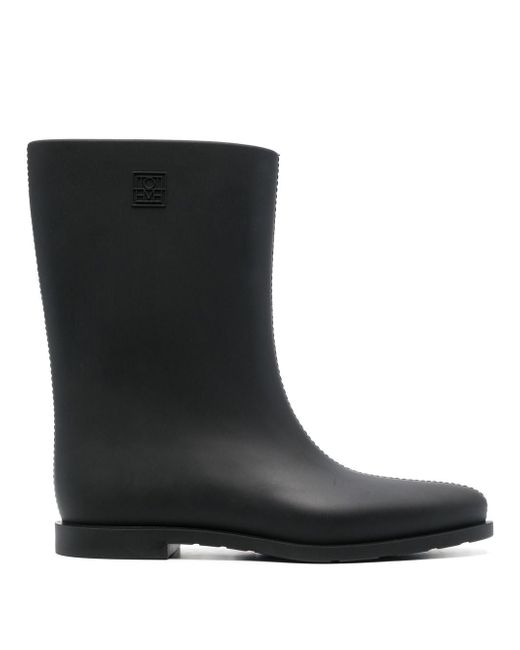 Totême Rain logo-debossed boots