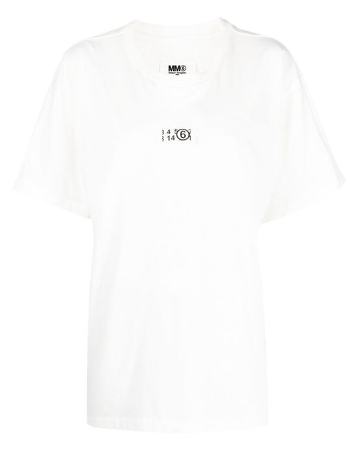 Mm6 Maison Margiela logo-patch short-sleeve T-shirt
