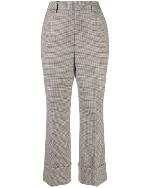 Dsquared2 houndstooth pattern cropped trousers
