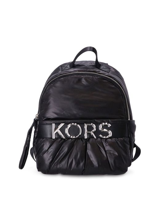 Michael Kors logo-plaque detail backpack