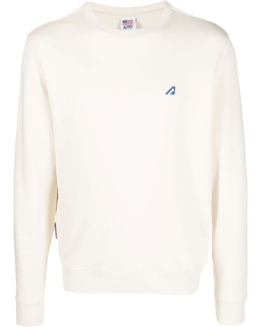 Autry logo-print crew neck sweatshirt