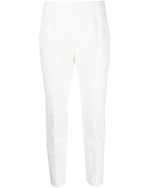 Peserico cropped tapered-leg trousers