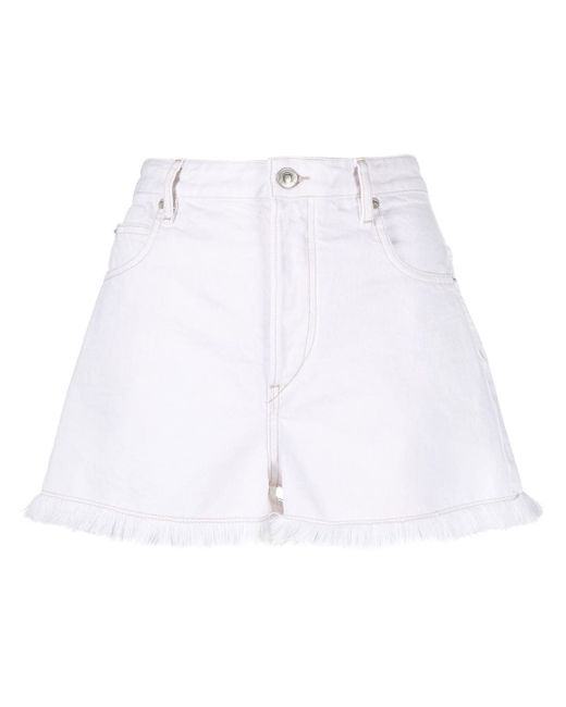 Isabel Marant Etoile high-waisted denim shorts