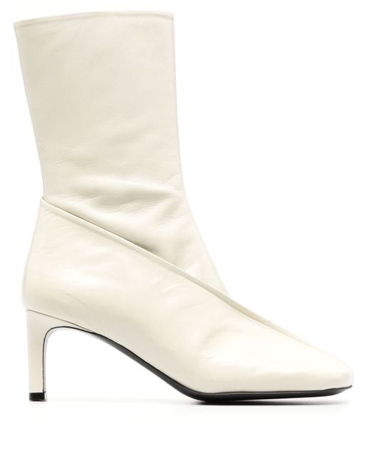 Jil Sander pointed leather ankle boots