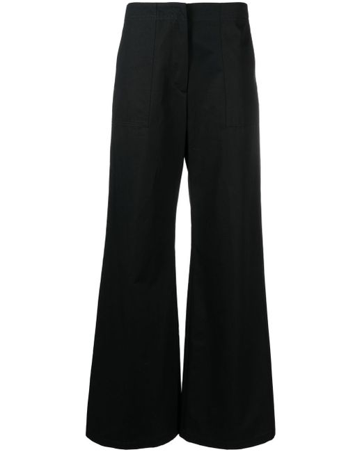 There Was One high-waisted wide-leg cargo trousers
