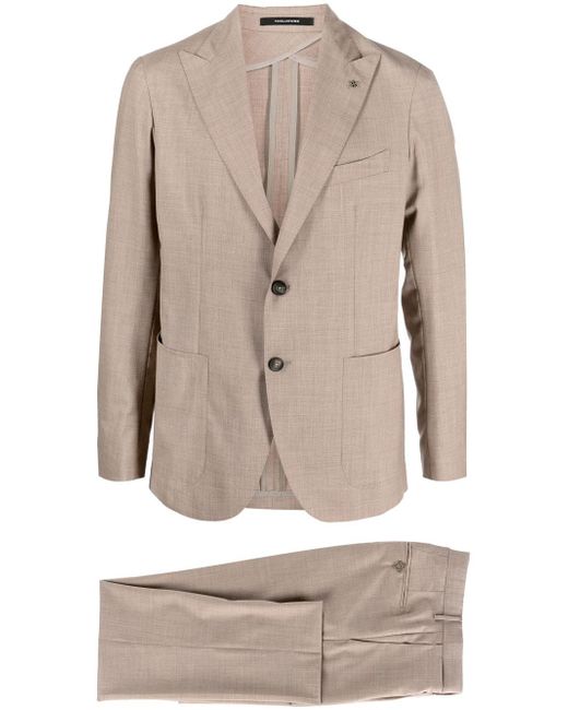 Tagliatore fitted single-breasted two-piece suit