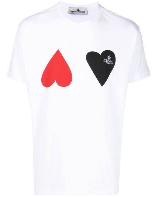 Vivienne Westwood heart-print cotton T-shirt