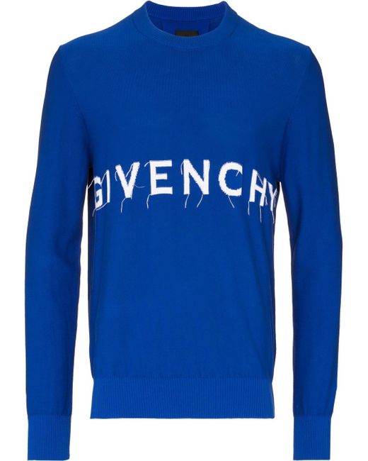 Givenchy intarsia-knit logo jumper