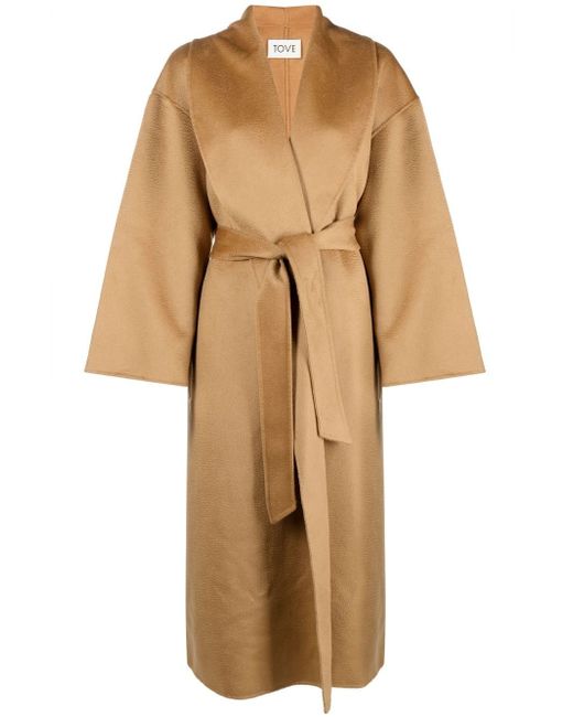 Tove Rebeca shawl lapel coat