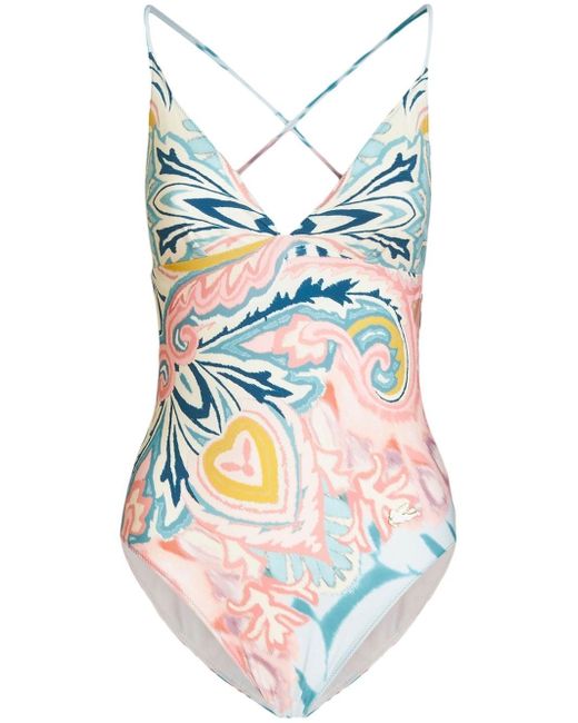 Etro all-over graphic-print swimsuit