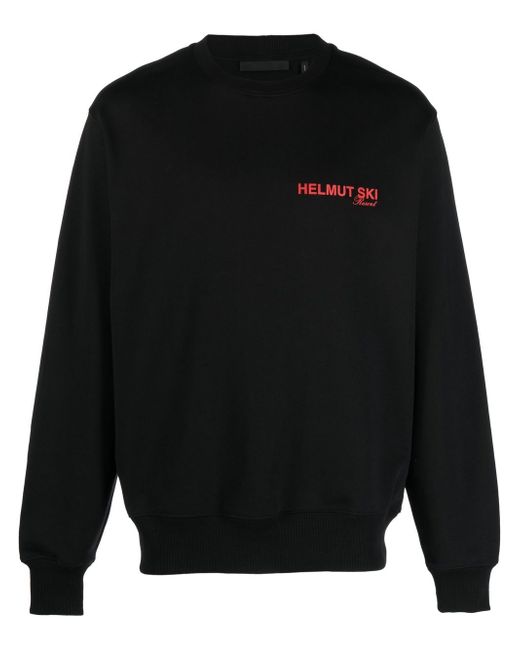 Helmut Lang logo-print sweatshirt