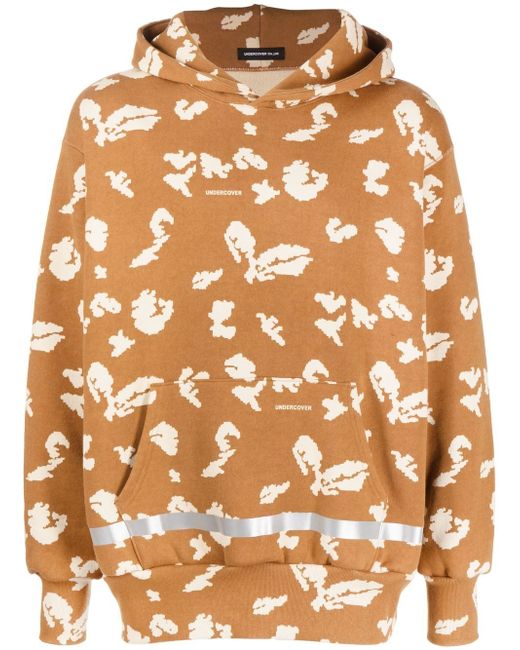 Undercover abstract-print hoodie