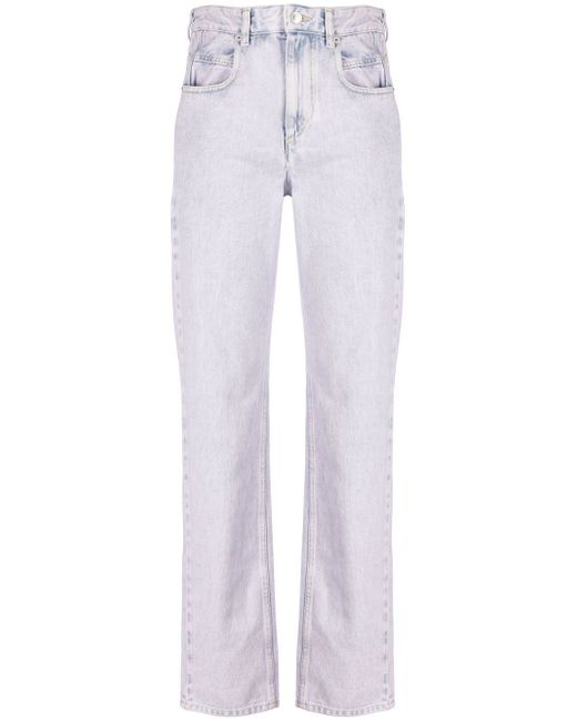 Isabel Marant Etoile high-waist straight-leg jeans