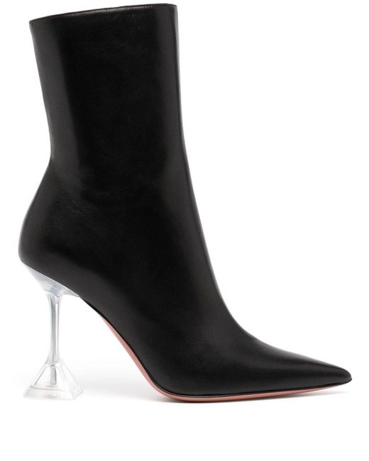 Amina Muaddi pointed-toe 90mm heeled boots