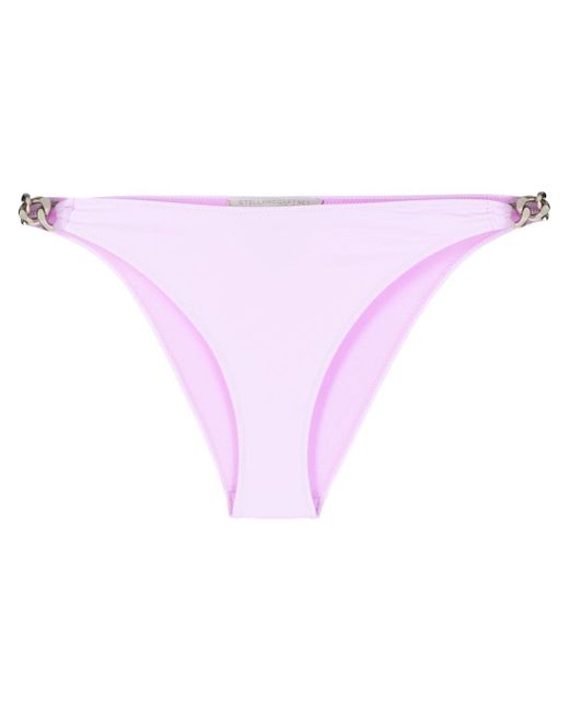 Stella McCartney logo embellished bikini bottoms
