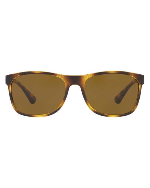 Sunglass Hut tortoiseshell-effect square-frame sunglasses