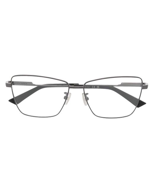 Bottega Veneta polished-effect cat-eye glasses