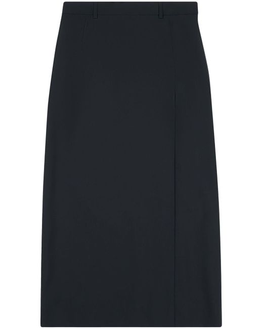Balenciaga slit tailored skirt