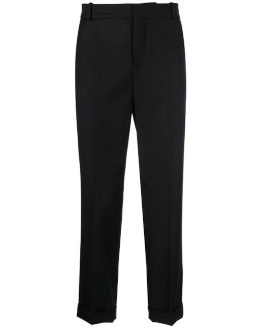 Balmain mid-rise cropped trousers