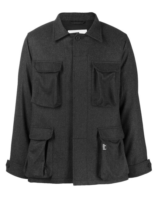 The Power for the People long-sleeve cargo jacket