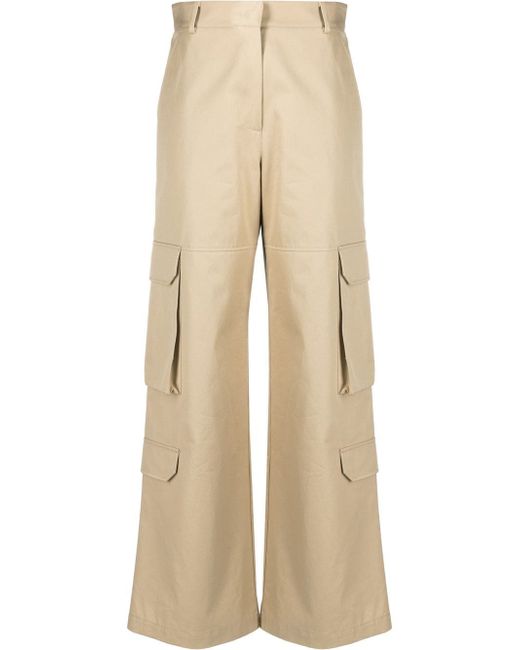Msgm high-waisted cargo trousers