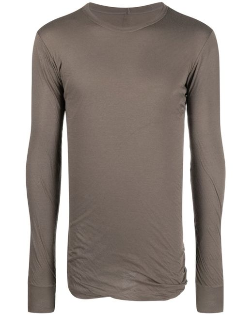 Rick Owens gathered-detail long-sleeved top