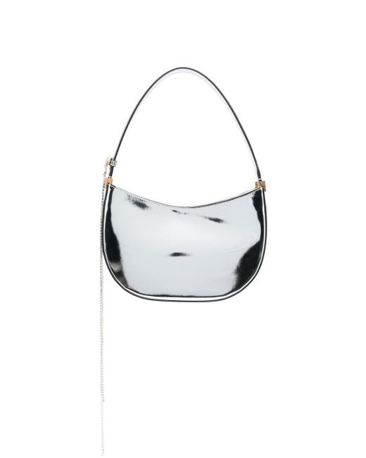 Magda Butrym mirrored metallic-finish shoulder bag