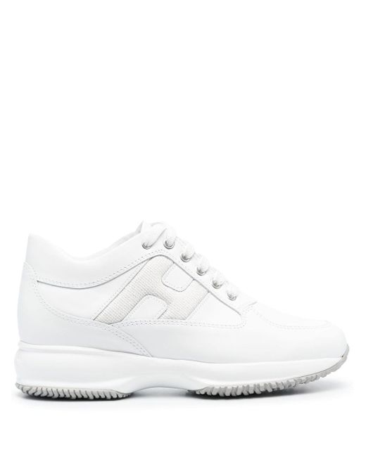 Hogan chunky-sole leather sneakers