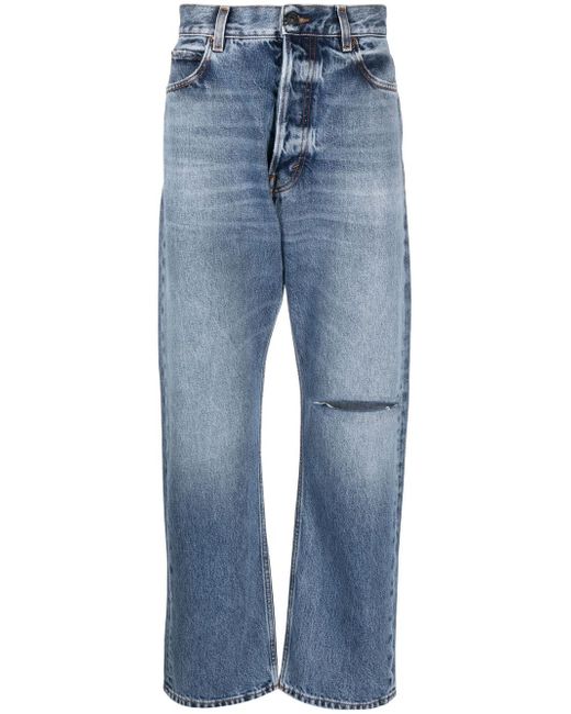 Haikure stonewashed straight-leg jeans