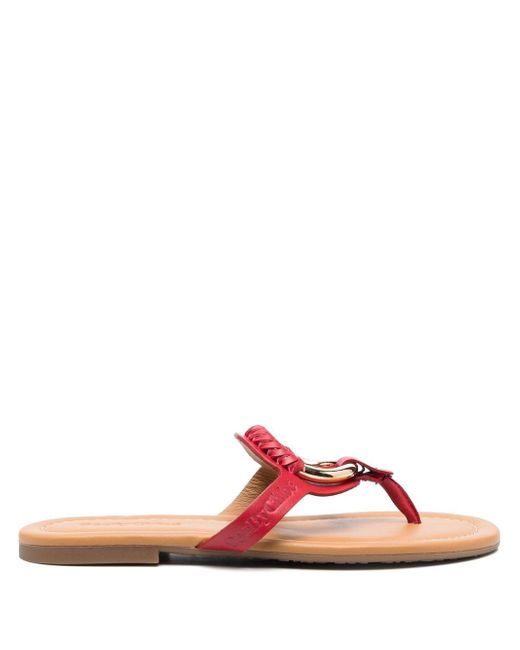 See by Chloé leather thong sandals