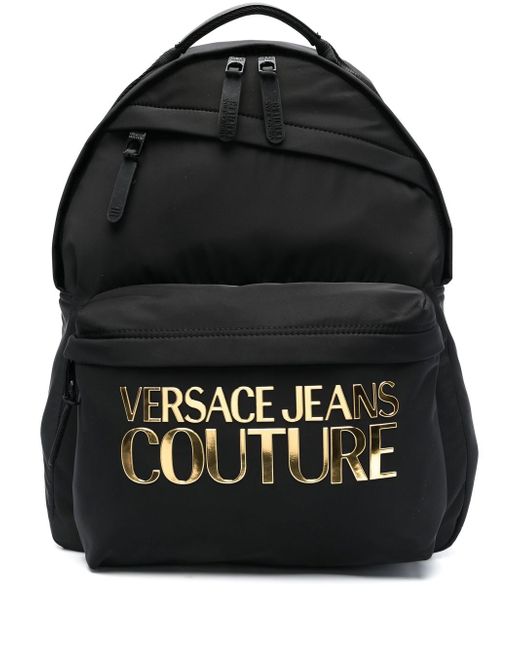 Versace Jeans Couture logo-print zip-up backpack